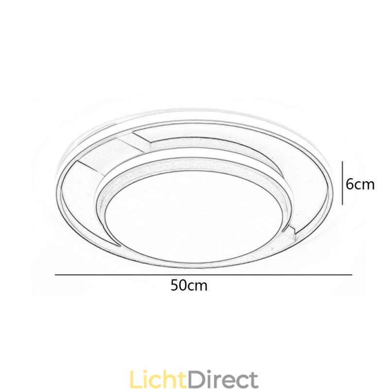 Moderne minimalistische plafondlamp met ronde plafondlamp
