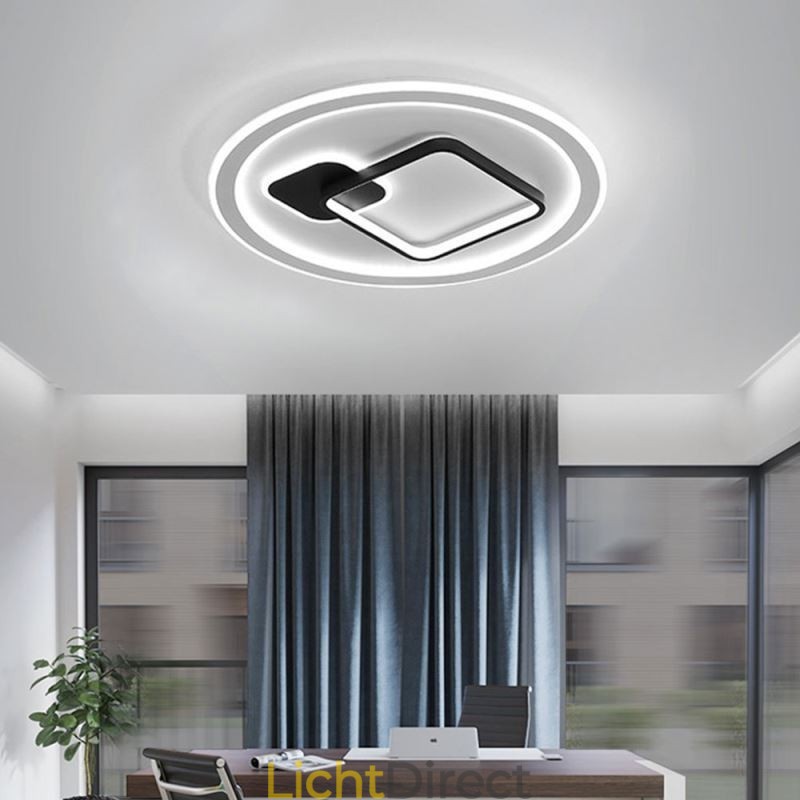 Moderne minimalistische plafondlamp ronde en vierkante plafondlamp