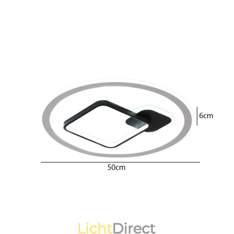 Moderne minimalistische plafondlamp ronde en vierkante plafondlamp