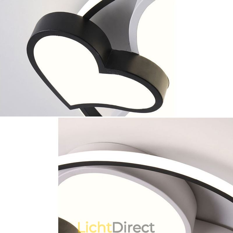 Dubbele Harten Plafondlamp Decoratieve Verlichting