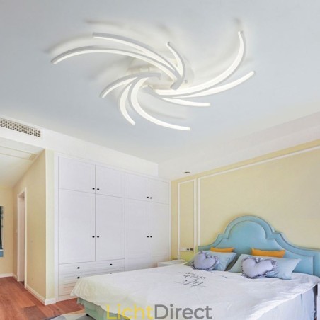 Onregelmatige lineaire plafondlamp met moderne verlichting