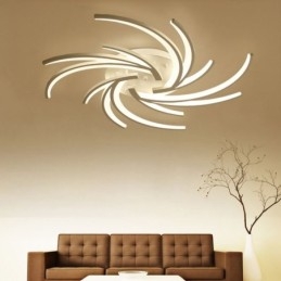 Onregelmatige lineaire plafondlamp met moderne verlichting