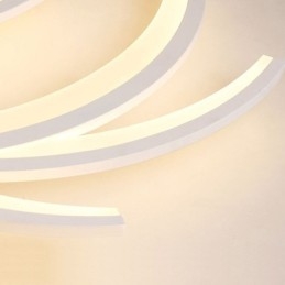 Onregelmatige lineaire plafondlamp met moderne verlichting