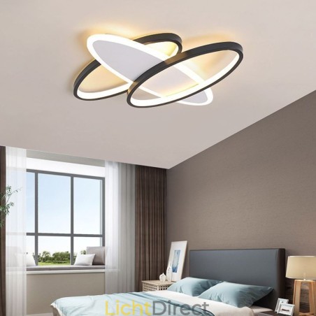 Moderne ovale plafondlamp van acryl