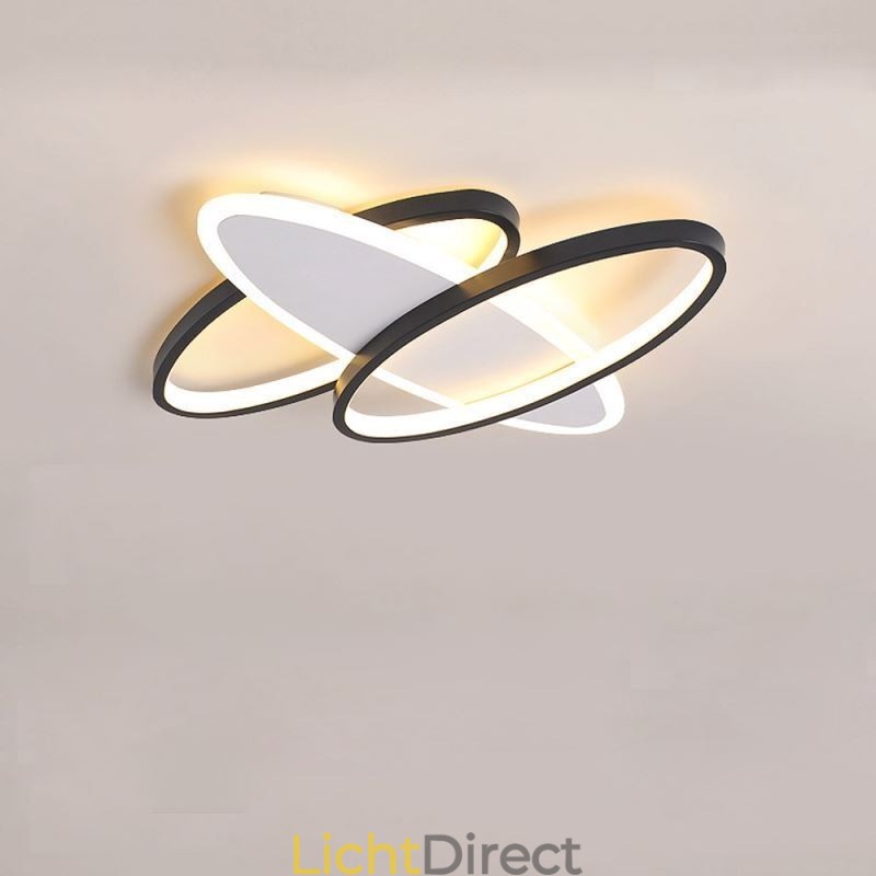 Moderne ovale plafondlamp van acryl