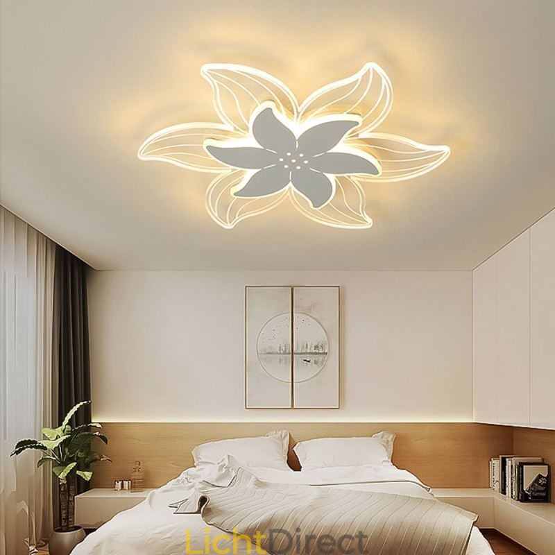 Elegante bloem plafondlamp Unieke decoratieve verlichting