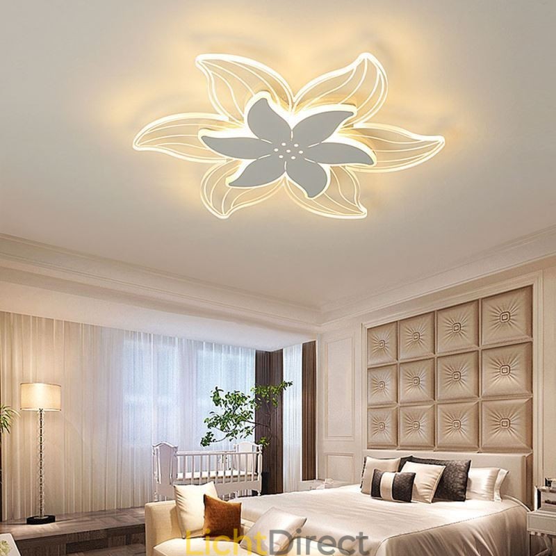 Elegante bloem plafondlamp Unieke decoratieve verlichting
