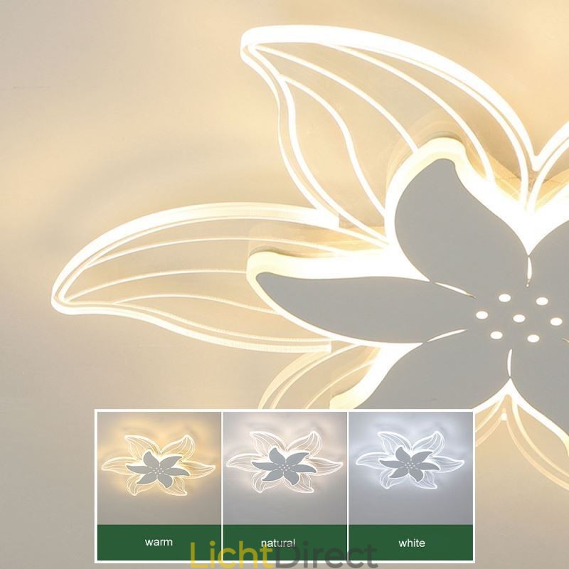 Elegante bloem plafondlamp Unieke decoratieve verlichting