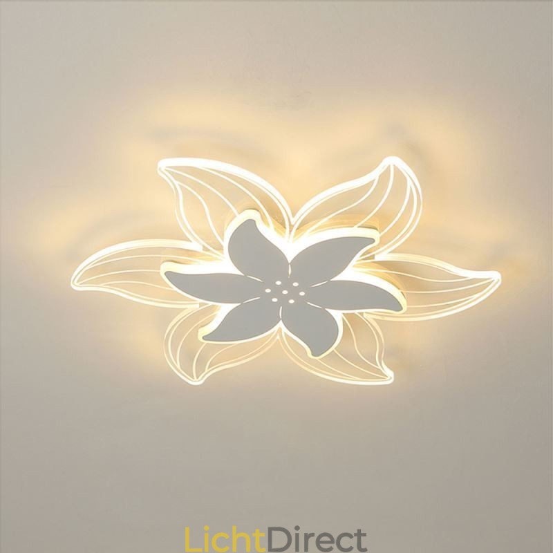 Elegante bloem plafondlamp Unieke decoratieve verlichting
