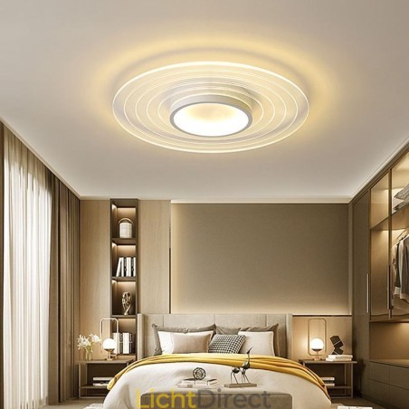 Moderne ronde plafondlamp met inbouwspot Minimalistische lamp Moderne ronde plafondlamp met inbouwspot Minimalistische lamp
