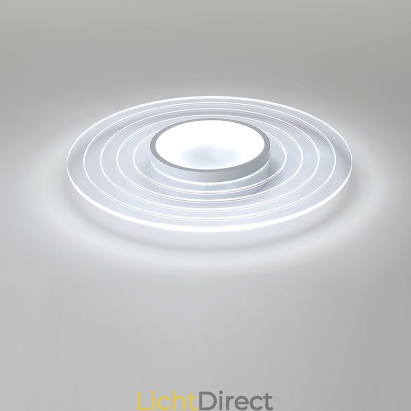 Moderne ronde plafondlamp met inbouwspot Minimalistische lamp