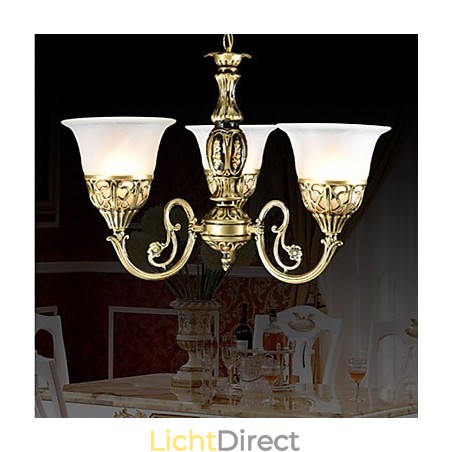 Traditionele klassieke bronzen metalen kroonluchter Traditionele klassieke bronzen metalen kroonluchter