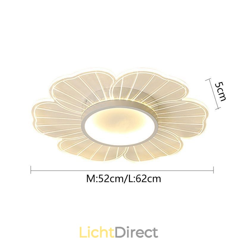Minimalistische Petal Flush Mount Plafondlamp Creatieve Decoratieverlichting