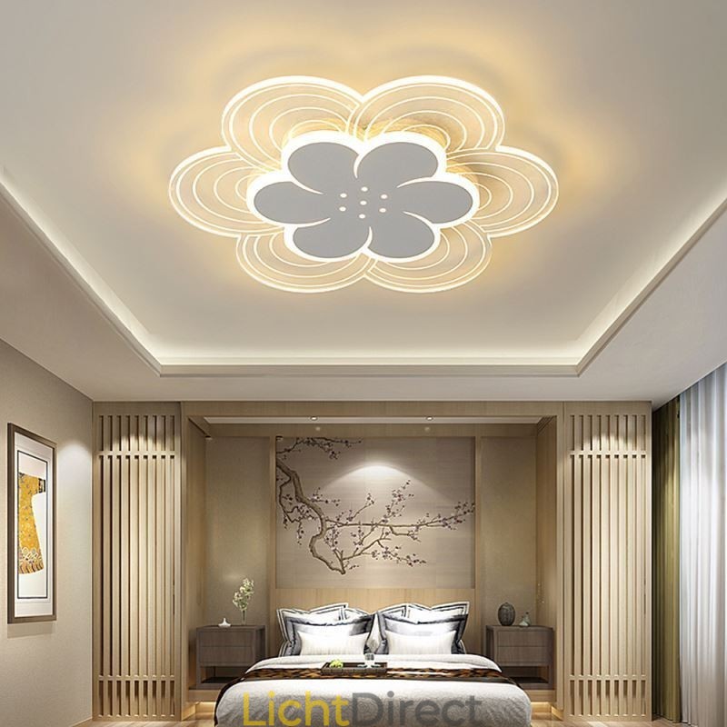 Prachtige Petal Flush Mount Plafondlamp Minimalistische Acryllamp