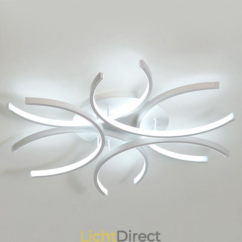 Moderne plafondlamp met silicageldecoratie