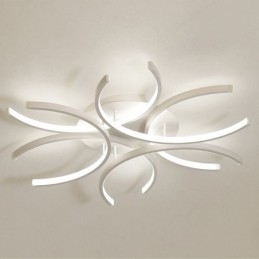 Moderne plafondlamp met silicageldecoratie