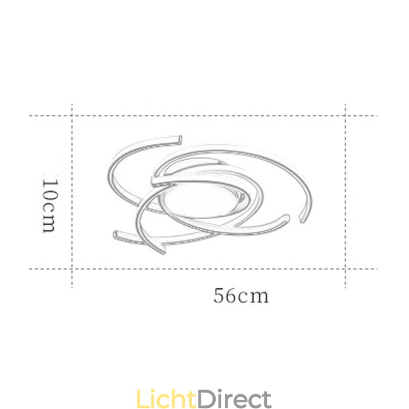 Moderne plafondlamp van acryl, creatieve decoratieve verlichting