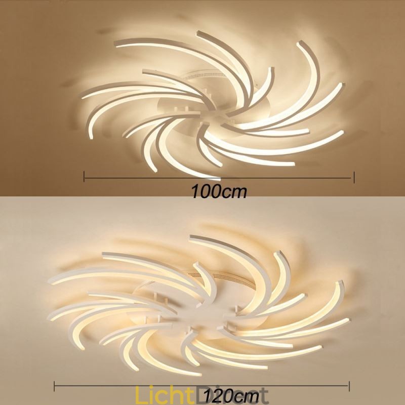 Moderne windmolen plafondlamp onregelmatige decoratieverlichting