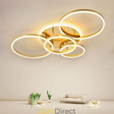 Halo Ring Flush Mount Moderne Acryl Plafondlamp Halo Ring Flush Mount Moderne Acryl Plafondlamp