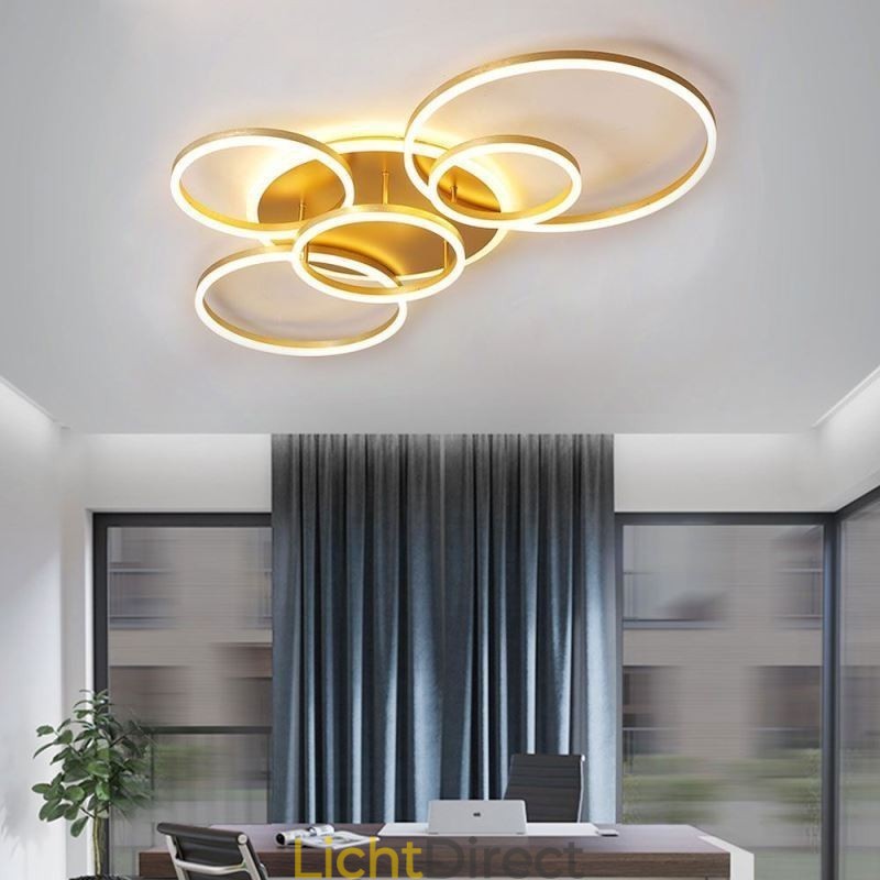 Halo Ring Flush Mount Moderne Acryl Plafondlamp