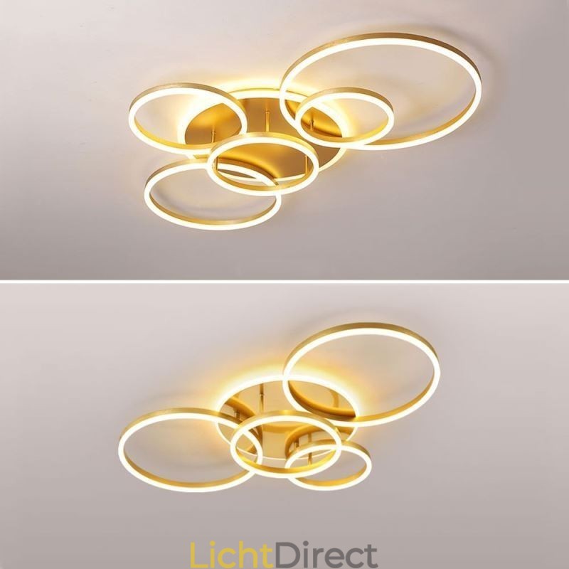 Halo Ring Flush Mount Moderne Acryl Plafondlamp
