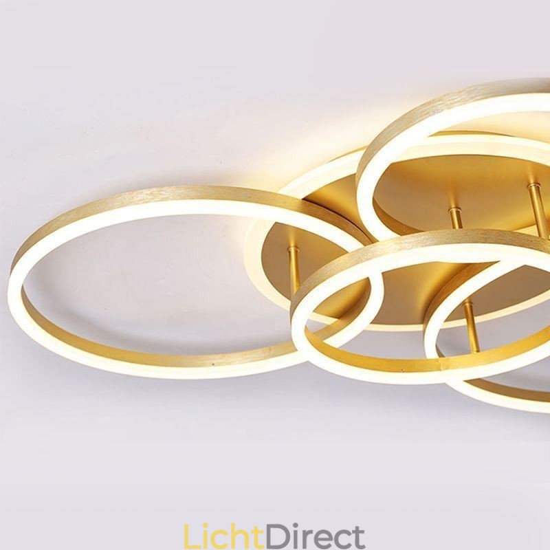 Halo Ring Flush Mount Moderne Acryl Plafondlamp
