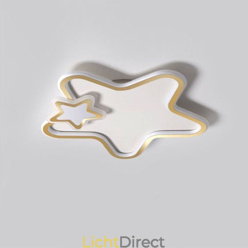 Creatieve Star Flush Mount Golden Star Plafondlamp