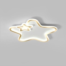 Creatieve Star Flush Mount Golden Star Plafondlamp