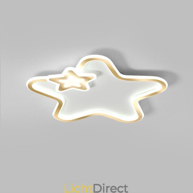 Creatieve Star Flush Mount Golden Star Plafondlamp