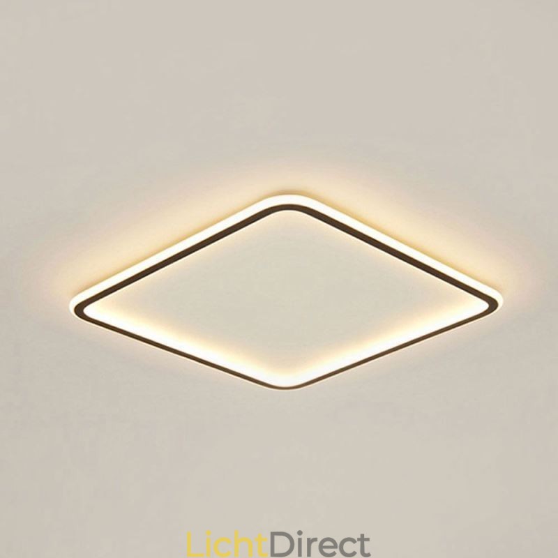 Moderne minimalistische plafondlamp met ultradunne plafondmontage
