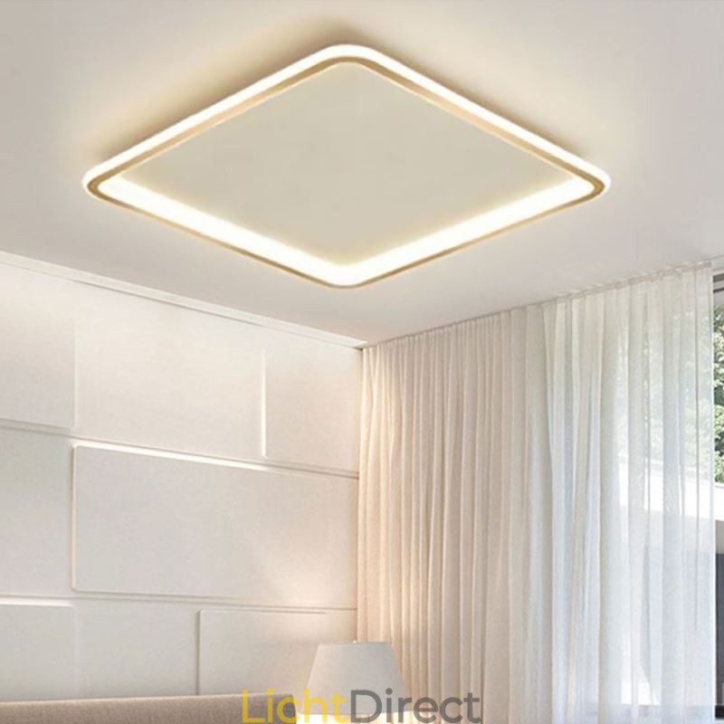 Moderne minimalistische plafondlamp met ultradunne plafondmontage