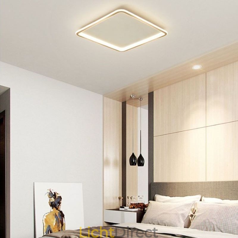Moderne minimalistische plafondlamp met ultradunne plafondmontage