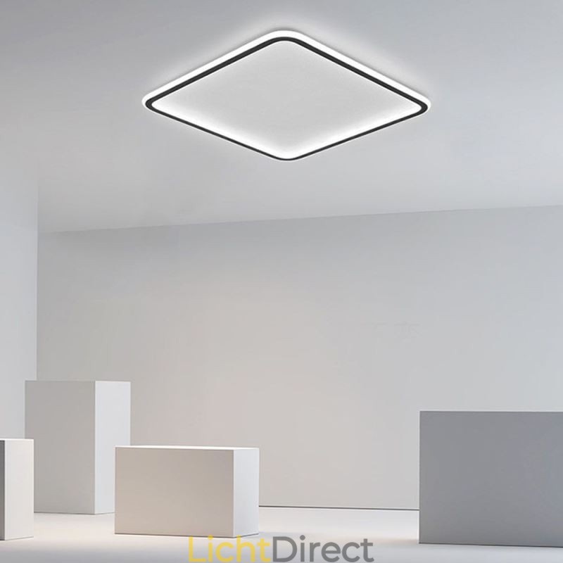 Moderne minimalistische plafondlamp met ultradunne plafondmontage