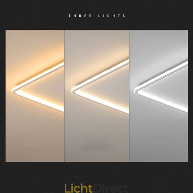Moderne minimalistische plafondlamp met ultradunne plafondmontage