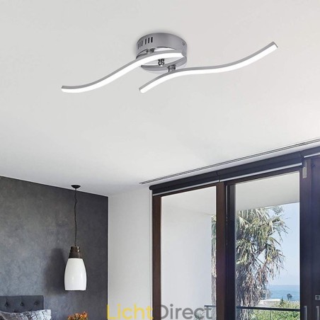 Moderne eenvoudige plafondlamp van acryl in de vorm van een golf Moderne eenvoudige plafondlamp van acryl in de vorm van een golf