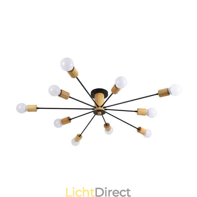 Moderne Magic Beans Flush Mount kroonluchter met houten takken
