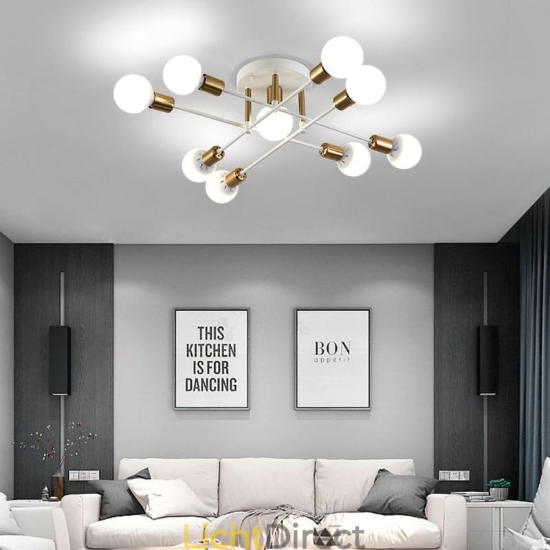 Eenvoudige Magic Beans plafondlamp met kruisbevestiging