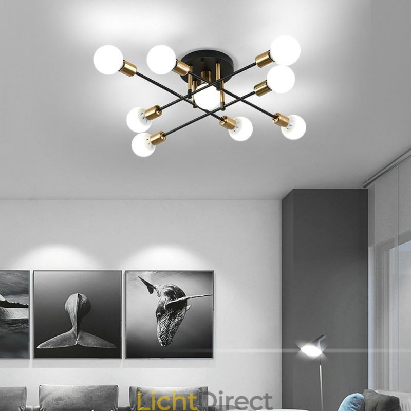 Eenvoudige Magic Beans plafondlamp met kruisbevestiging