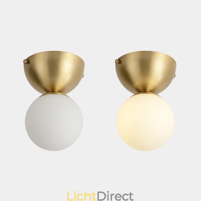 Nordic Brass Mini Flush Mount Plafondlamp Foyer Verlichting