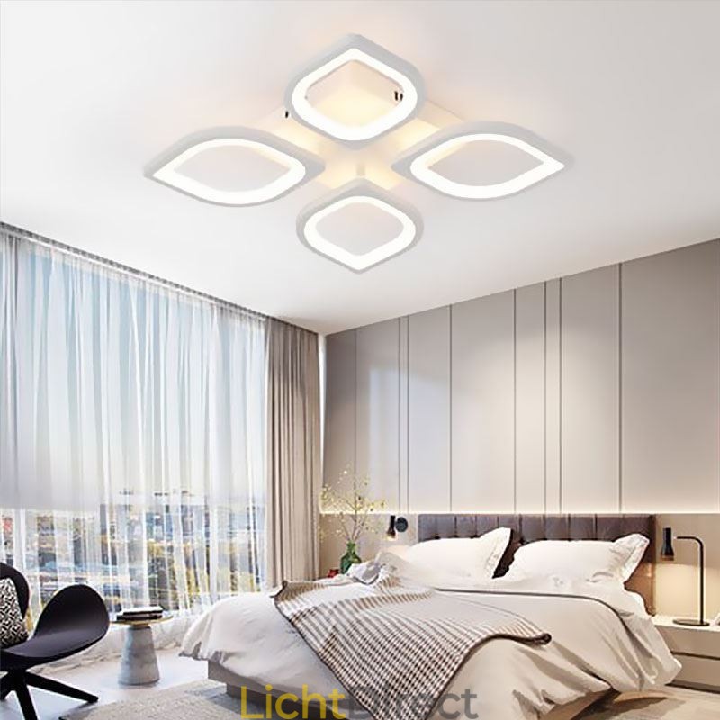 Moderne eenvoudige plafondlamp van acryl met bloemblaadjes