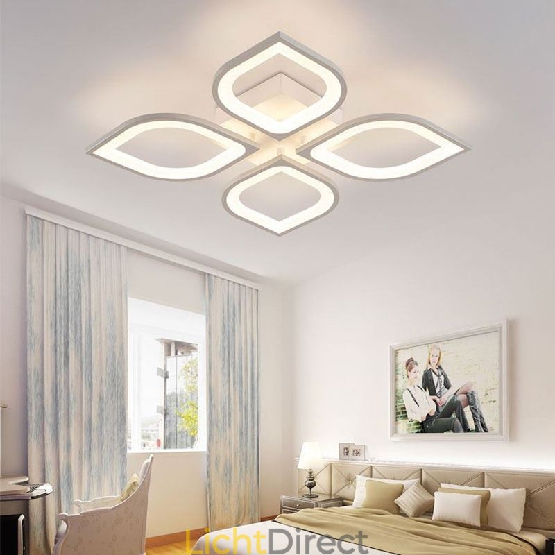 Moderne eenvoudige plafondlamp van acryl met bloemblaadjes
