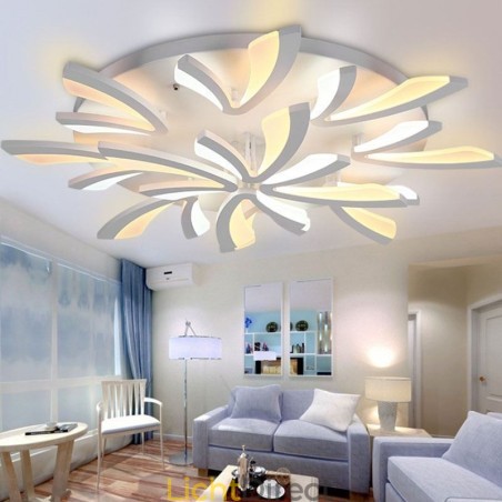 Moderne plafondlamp in de vorm van een paardenbloem Moderne plafondlamp in de vorm van een paardenbloem