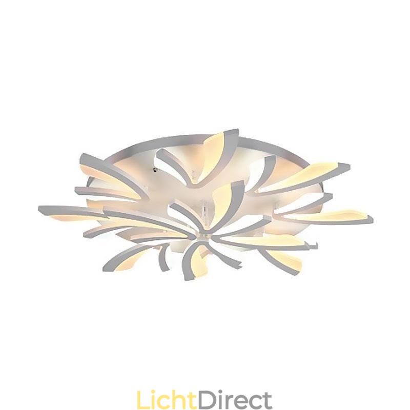 Moderne plafondlamp in de vorm van een paardenbloem