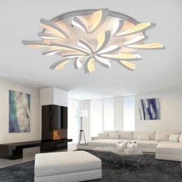 Moderne plafondlamp in de vorm van een paardenbloem