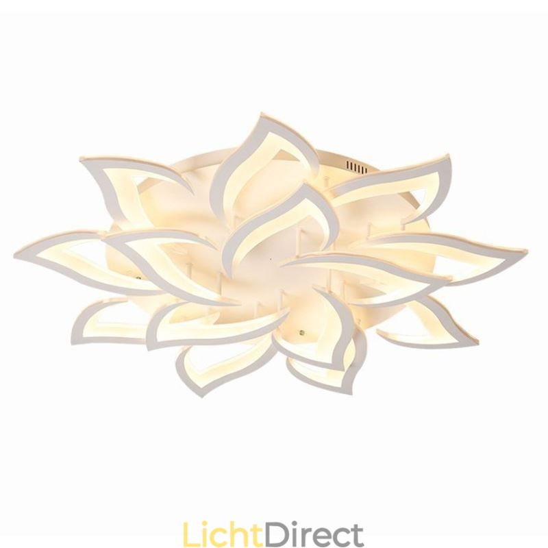 Moderne eenvoudige plafondlamp in de vorm van een zonnebloem van acryl