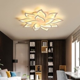 Moderne eenvoudige plafondlamp in de vorm van een zonnebloem van acryl