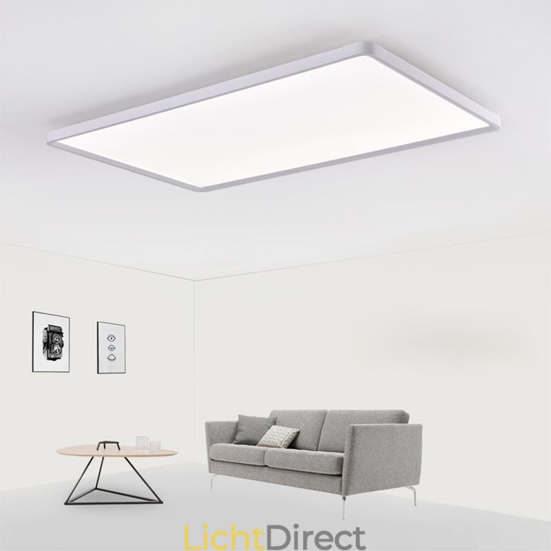 Nordic Paneellamp Flush Mount Super Dunne Lamp Witte Plafondlamp