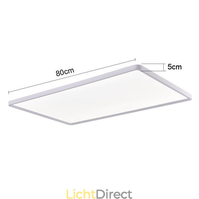 Nordic Paneellamp Flush Mount Super Dunne Lamp Witte Plafondlamp