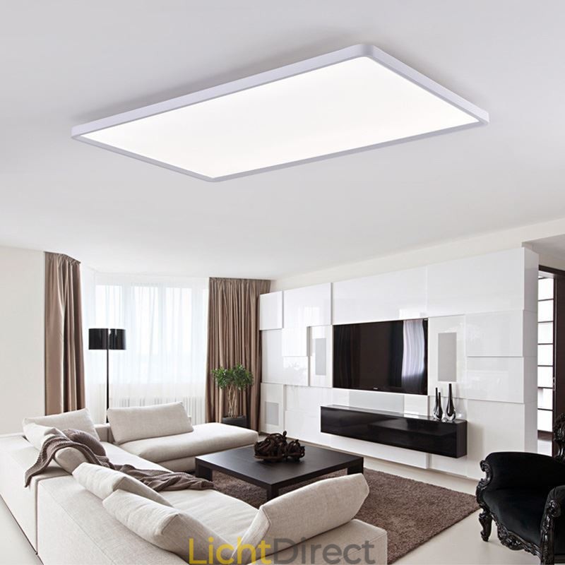 Nordic Paneellamp Flush Mount Super Dunne Lamp Witte Plafondlamp