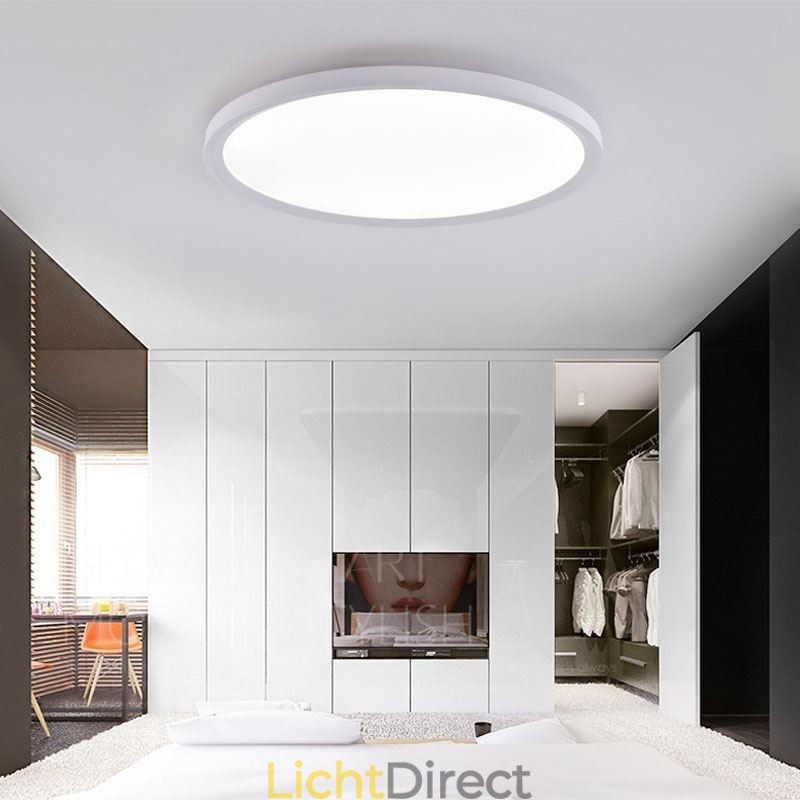 Nordic Ronde Inbouw Super Dunne Plafondlamp Aluminium Ronde Lamp Verlichting